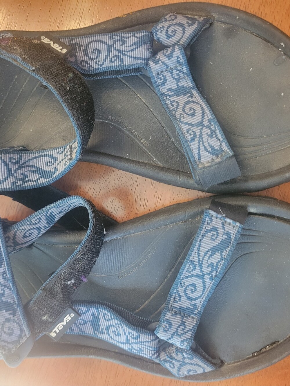 Teva Women’s Navy Blue Patterned Strap Sandals